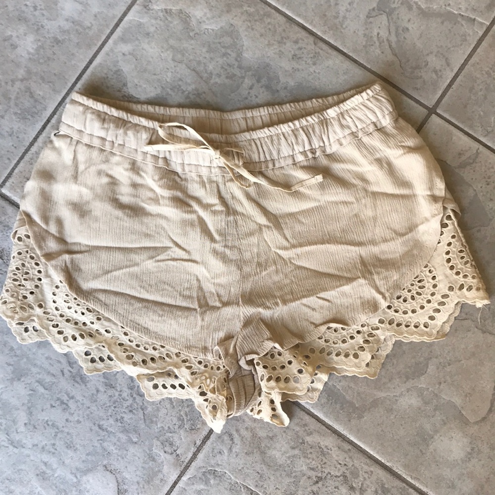 Indigo rein twill shorts
